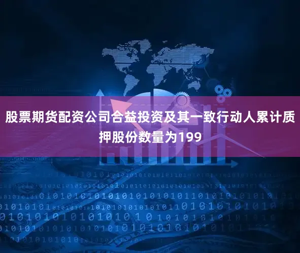 股票期货配资公司合益投资及其一致行动人累计质押股份数量为199